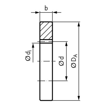 Mädler - Innenzahnkranz C45 (Mod.1,0) 80 Zähne (10 mm)